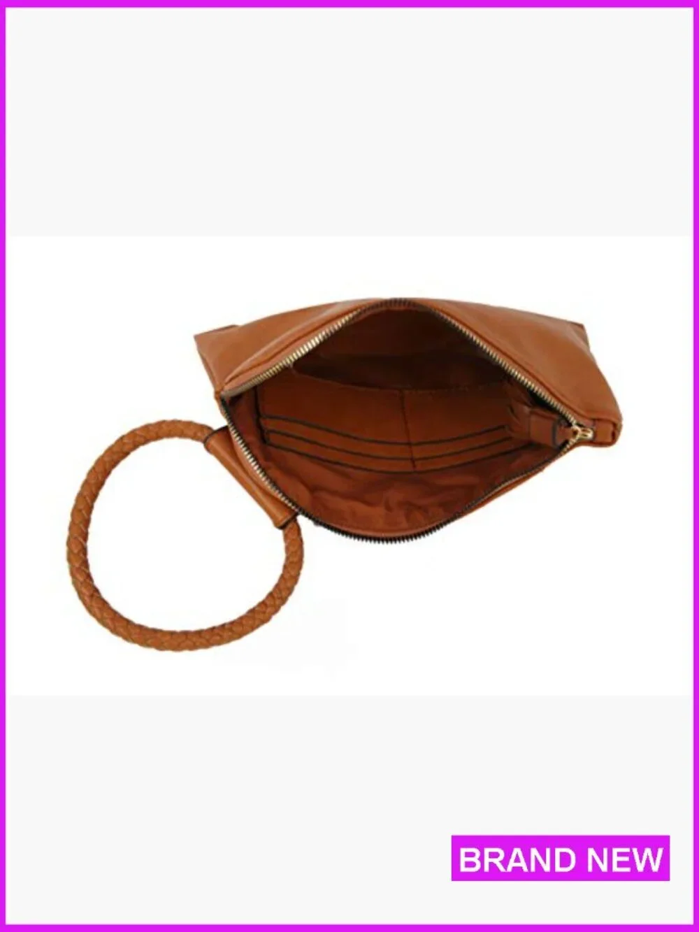 Vegan Leather Wristlet Clutch Evening Purse Womens Hand Strap Casual Formal